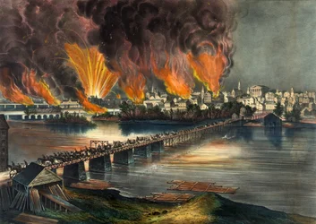 Fall of Richmond, pub. 1865